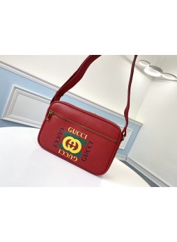  GUCCI PRINT SHOULDER BAG